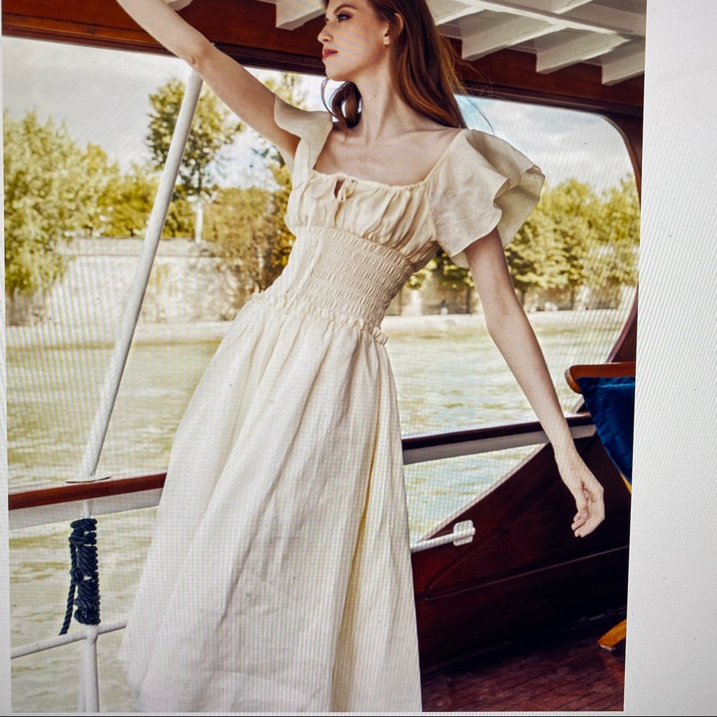 Charina Sarte Linen Dress